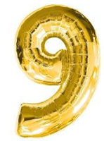 32 INCH Foil NINE Balloon
