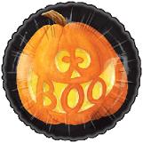 Mylar - 18" Boo Pumpkin Halloween