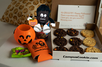 Halloween Trick or Treat Package with Bat Cookie Plush