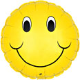 Mylar - 18" Smiley Face Two Sided